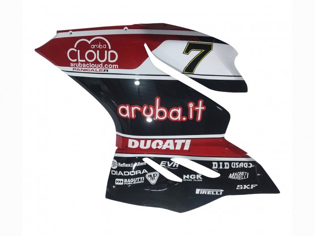 Carenagens Moto Ducati Panigale 899/1199 2011-2014 - Branco Vermelho Preto Brilhante Aruba.it 7