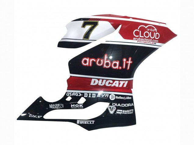 Carenagens Moto Ducati Panigale 899/1199 2011-2014 - Branco Vermelho Preto Brilhante Aruba.it 7