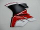 Carenagens Moto Ducati 1199 2011-2014 - Branco Vermelho Preto Fosco