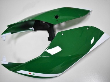 Carenagens Moto Ducati Panigale 899 2011-2014 - Branco Vermelho Verde Escuro