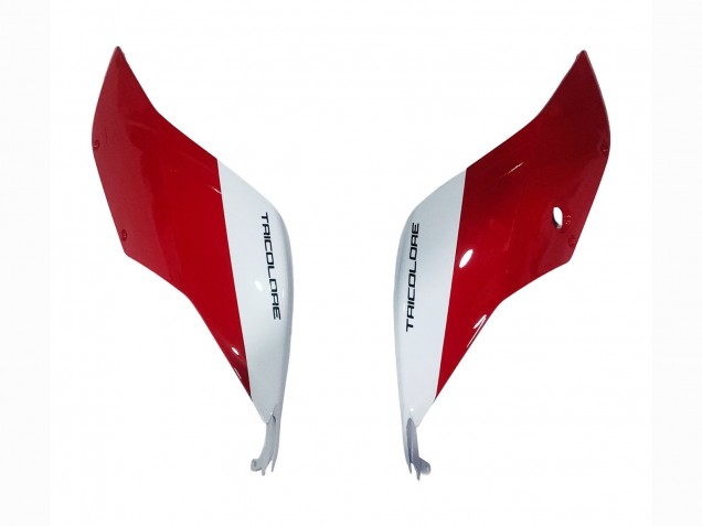 Carenagens Moto Ducati 1199 2011-2014 - Branco Vermelho Preto Brilhante