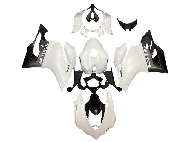 Carenagens Moto Ducati Panigale 899/1199 2011-2014 - Branco Preto