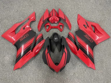 Carenagens Moto Ducati 999 2003-2004 - Vermelho Preto Brilhante Corse