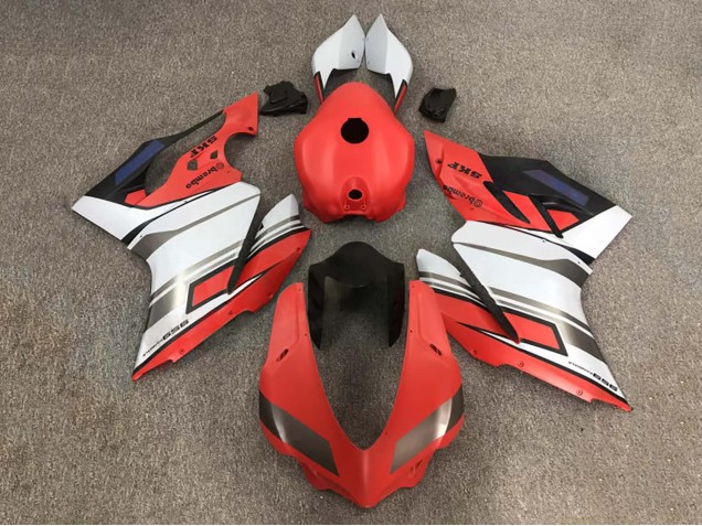 Carenagens Moto Ducati 959 2015-2020 - Branco Vermelho Prata Preto