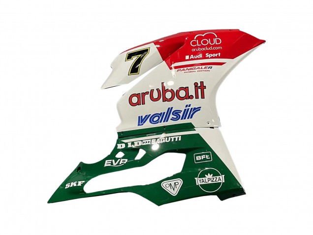 Carenagens Moto Ducati 959/1299 2015-2020 - Branco Vermelho Verde Valsir Fiamm 7