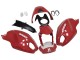 Carenagens Moto Ducati Monster 696 796 1100 1100S 2008-2012 - Vermelho Branco