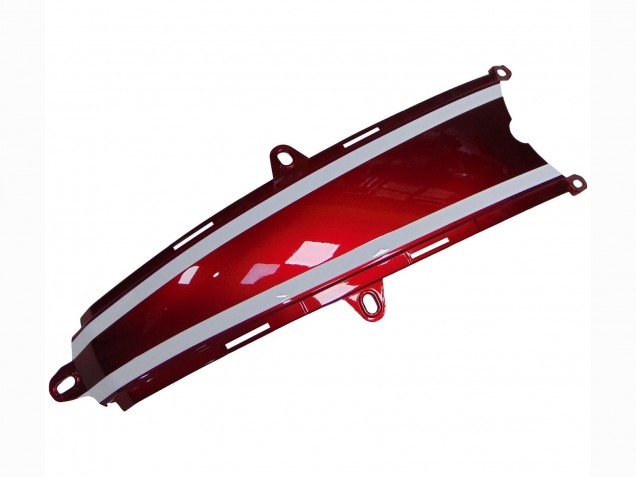 Carenagens Moto Ducati Monster 696 796 1100 1100S 2008-2012 - Branco Vermelho Preto Brilhante