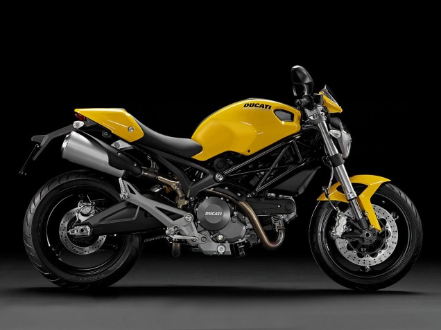 Carenagens Moto Ducati Monster 696 796 1100 1100S 2008-2012 - Amarelo