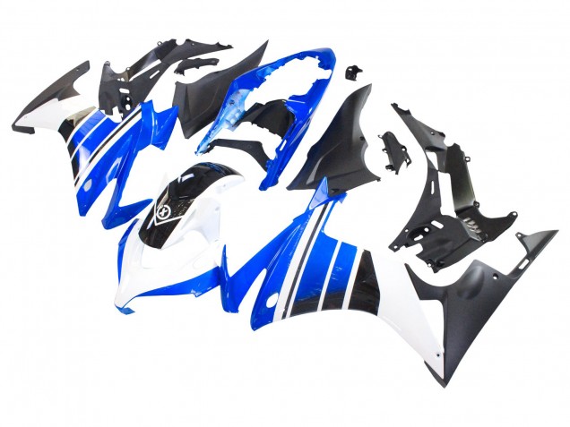 Carenagens Moto Honda CBR500R 2013-2015 - Azul Branco Preto Fosco