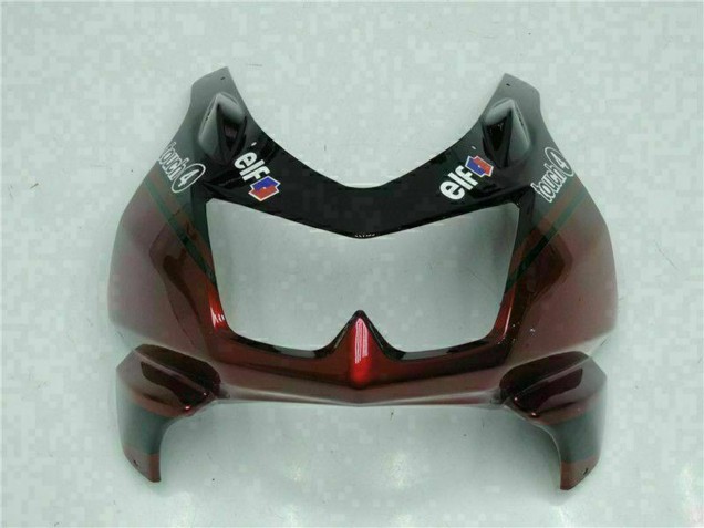 Carenagens Moto Kawasaki EX250 2008-2012 - Preto Brilhante Vermelho Castanho