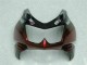 Carenagens Moto Kawasaki EX250 2008-2012 - Preto Brilhante Vermelho Castanho
