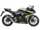 Carenagens Moto Honda CBR500R 2022-2023 - Prata Amarelo Preto Brilhante