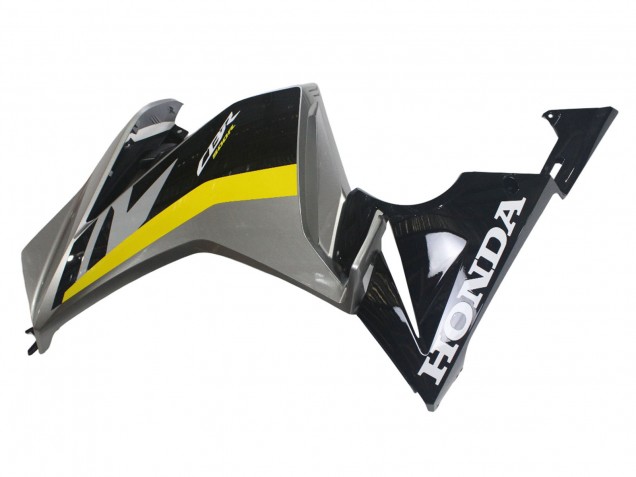 Carenagens Moto Honda CBR500R 2022-2023 - Prata Amarelo Preto Brilhante