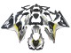 Carenagens Moto Honda CBR500R 2022-2023 - Prata Amarelo Preto Brilhante