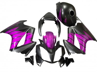 Carenagens Moto Honda VFR 800 2002-2013 - Roxo Preto Fosco