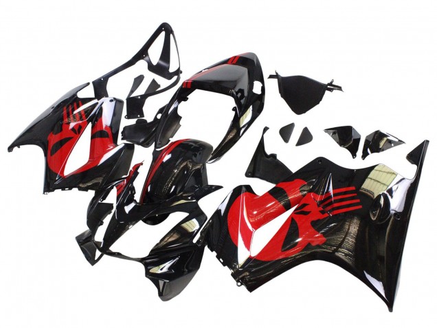 Carenagens Moto Honda VFR 800 2002-2013 - Preto Brilhante Vermelho