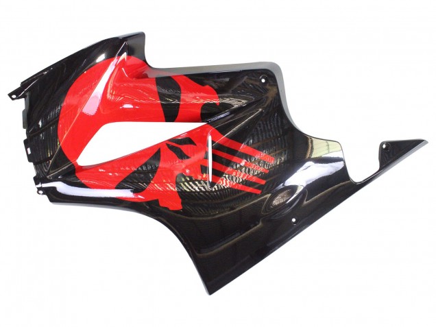 Carenagens Moto Honda VFR 800 2002-2013 - Preto Brilhante Vermelho