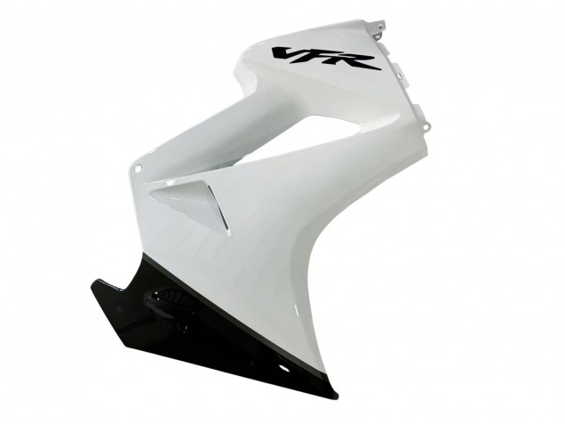 Carenagens Moto Honda VFR 800 2002-2013 - Branco Pérola Preto Brilhante Decal