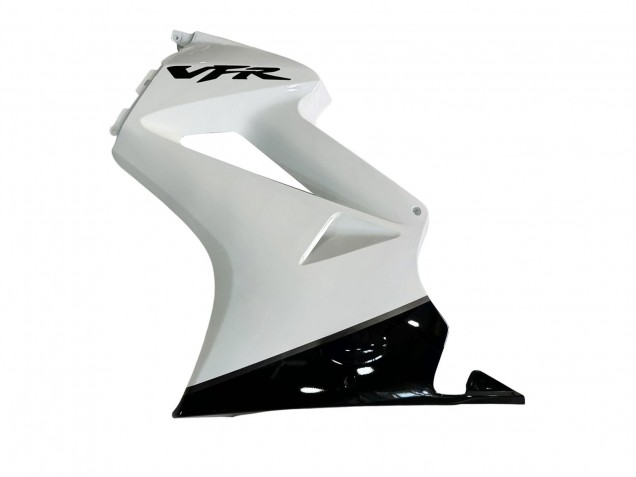 Carenagens Moto Honda VFR 800 2002-2013 - Branco Pérola Preto Brilhante Decal