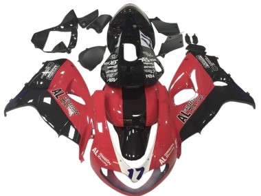Carenagens Moto Suzuki TL1000R 1998-2003 - Vermelho Preto Corrida 17