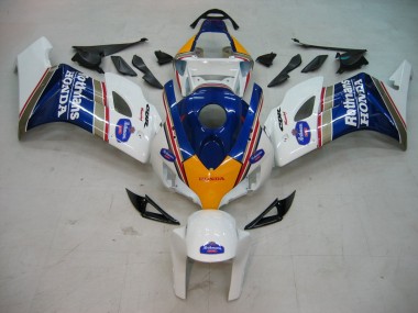 Carenagens Moto Honda CBR1000RR 2004-2005 - Branco Azul Ouro Rothmans