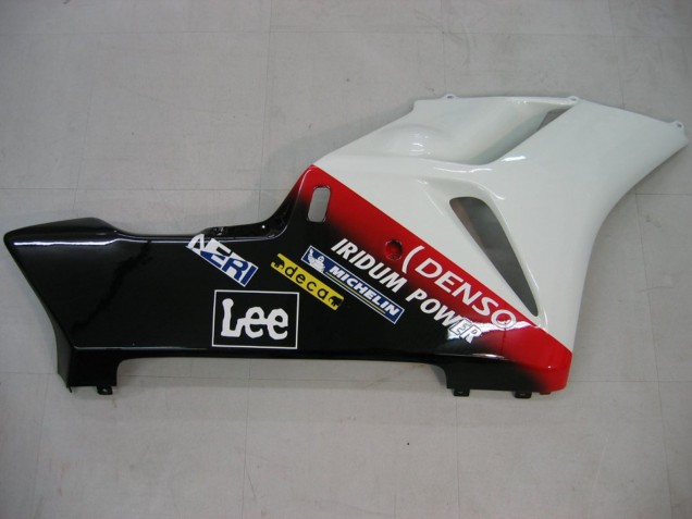 Carenagens Moto Honda CBR1000RR 2004-2005 - Branco Azul Vermelho Preto Brilhante Estrela Carrera Lee