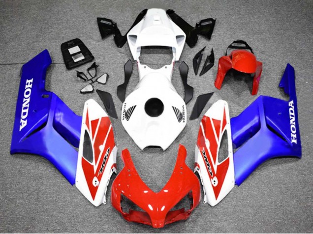 Carenagem Moto Honda CBR1000RR 2004-2005 - Branco Vermelho Azul