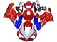 Carenagens Moto Honda CBR1000RR 2004-2005 - Vermelho Azul Branco Preto Motul