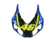Carenagens Moto Honda CBR1000RR 2006-2007 - Azul Verde Fluorescente Preto Brilhante Tubarão 46