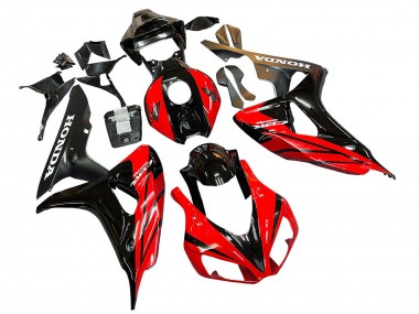 Carenagem Moto Honda CBR1000RR 2006-2007 - Azul Preto Brilhante