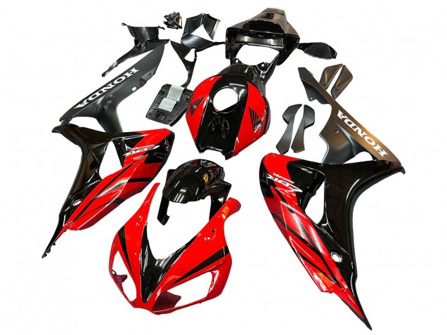 Carenagem Moto Honda CBR1000RR 2006-2007 - Azul Preto Brilhante
