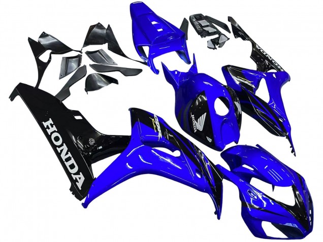 Carenagens Moto Honda CBR1000RR 2006-2007 - Azul Preto Brilhante