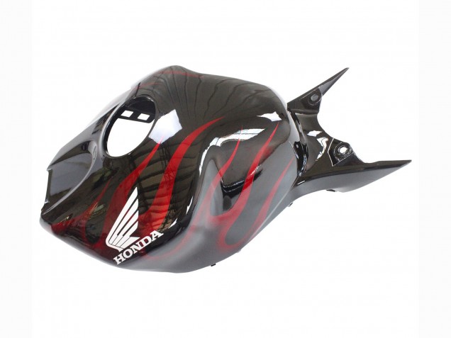 Carenagem Moto Honda CBR1000RR 2006-2007 - Preto Brilhante Vermelho Chama