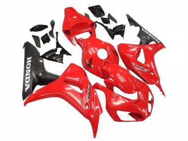 Carenagens Moto Honda CBR1000RR 2006-2007 - Vermelho Preto Fosco