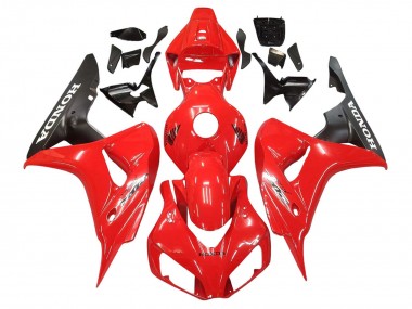 Carenagens Moto Honda CBR1000RR 2006-2007 - Vermelho Preto Fosco