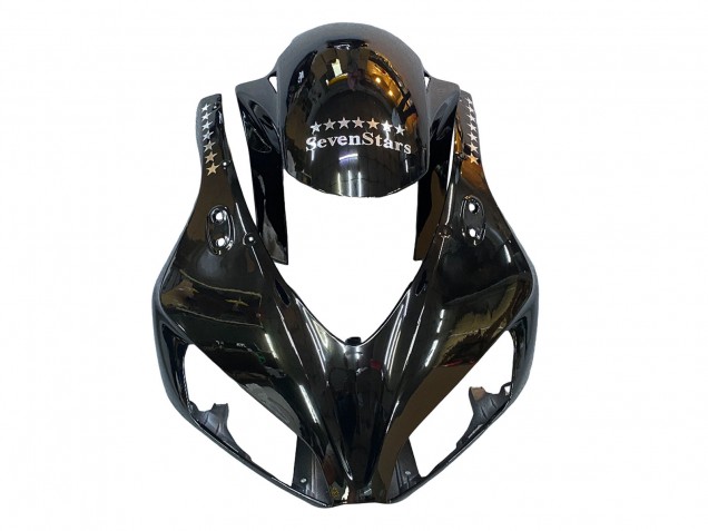 Carenagens Moto Honda CBR1000RR 2006-2007 - Preto Brilhante Ouro SevenStars
