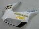 Carenagens Moto Honda CBR1000RR 2006-2007 - Branco Verde Preto Brilhante Hannspree 52