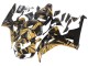 Carenagens Moto Honda CBR1000RR 2006-2007 - Ouro Preto Brilhante