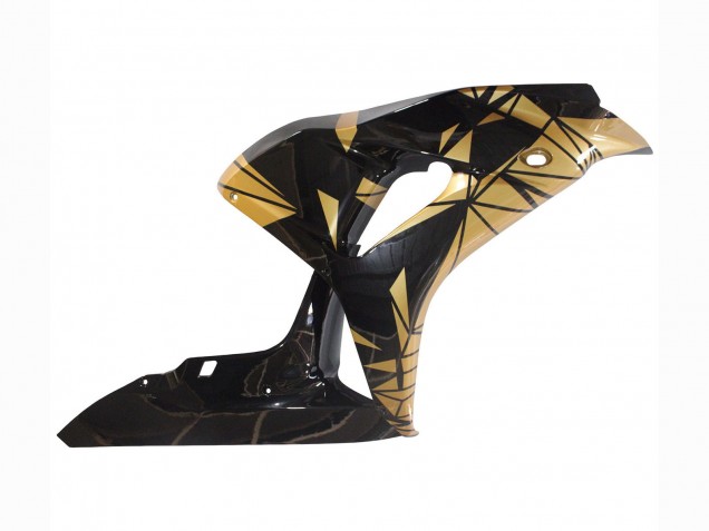 Carenagens Moto Honda CBR1000RR 2006-2007 - Ouro Preto Brilhante