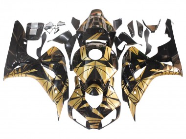Carenagens Moto Honda CBR1000RR 2006-2007 - Ouro Preto Brilhante