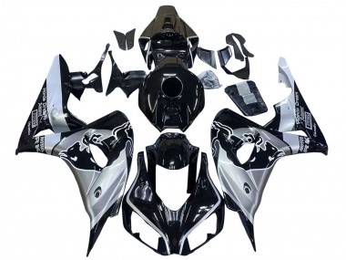 Carenagens Moto Honda CBR1000RR 2006-2007 - Prata Preto Brilhante Red Bull