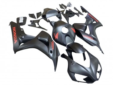 Carenagens Moto Honda CBR1000RR 2006-2007 - Preto Fosco Vermelho Decalques