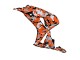 Carenagens Moto Honda CBR1000RR 2006-2007 - Preto Laranja Prata Camouflage
