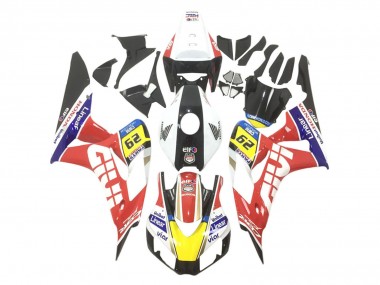 Carenagens Moto Honda CBR1000RR 2006-2007 - Branco Vermelho Amarelo Azul Preto Givi Elf UniBat 29