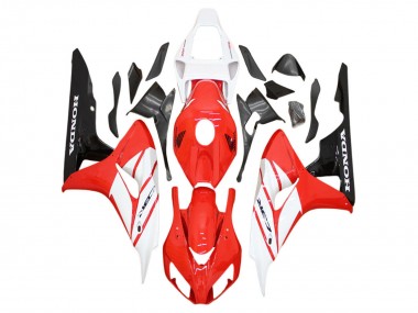 Carenagem Moto Honda CBR1000RR 2006-2007 - Branco Vermelho Preto Brilhante