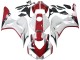 Kits Carenagem Moto Honda CBR1000RR 2006-2007 - Branco Vermelho Preto Brilhante