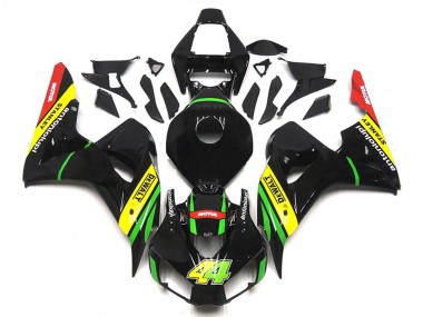 Carenagens Moto Honda CBR1000RR 2006-2007 - Preto Brilhante Amarelo Verde Vermelho Motul 44