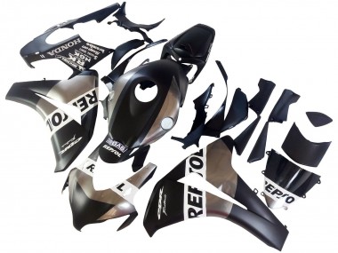 Carenagens Moto Honda CBR1000RR 2008-2011 - Prata Preto Fosco Repsol