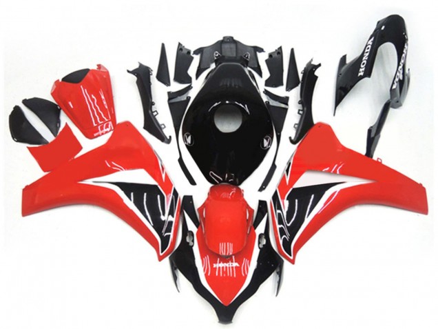 Kits Carenagem Moto Honda CBR1000RR 2008-2011 - Vermelho Preto Brilhante