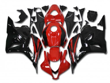 Kits Carenagem Moto Honda CBR600RR 2009-2012 - Vermelho Preto Brilhante